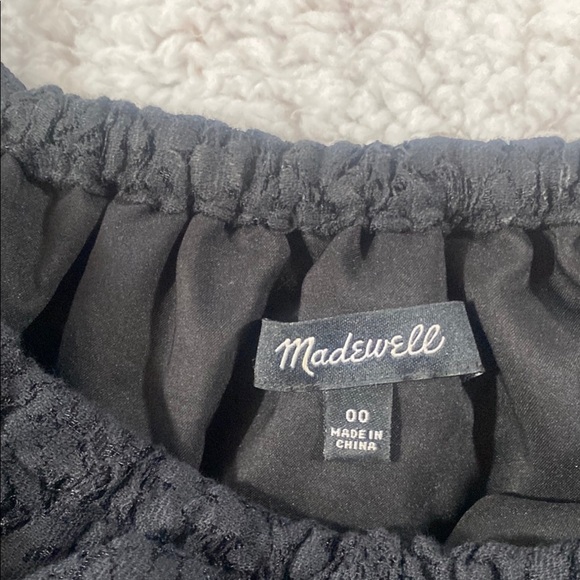 Madewell Black Babydoll Dress Spaghetti Strap Cocktail size 00 - Picture 5 of 5